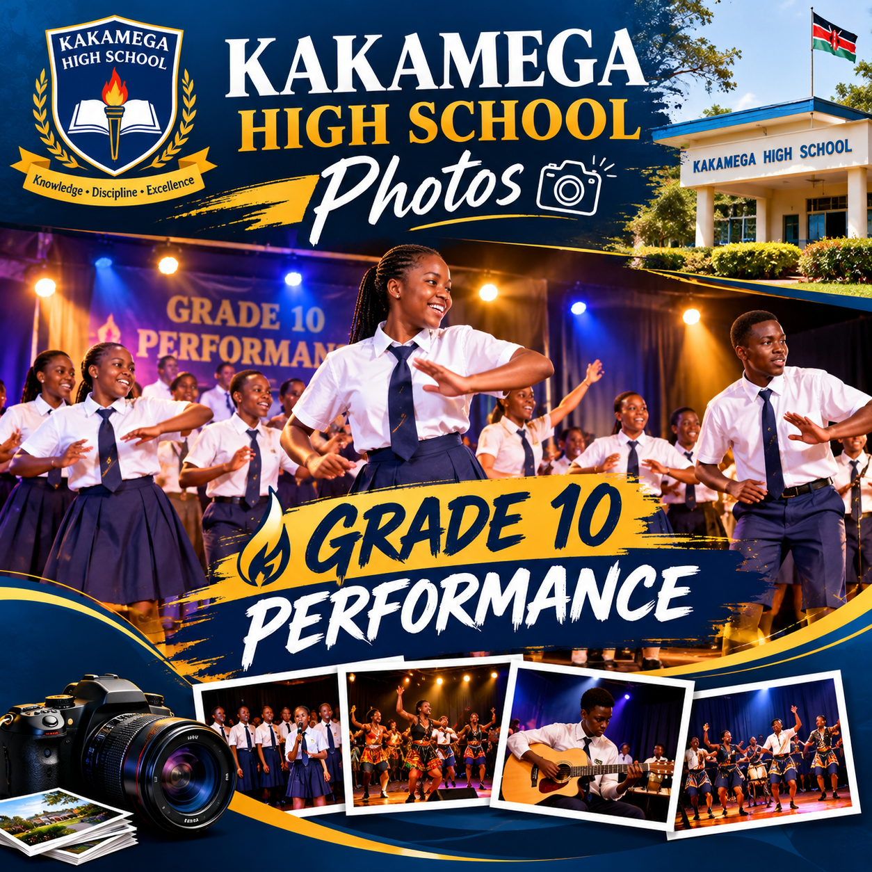 Kakamega High School campus view - National boys secondary school in Kakamega, Kenya